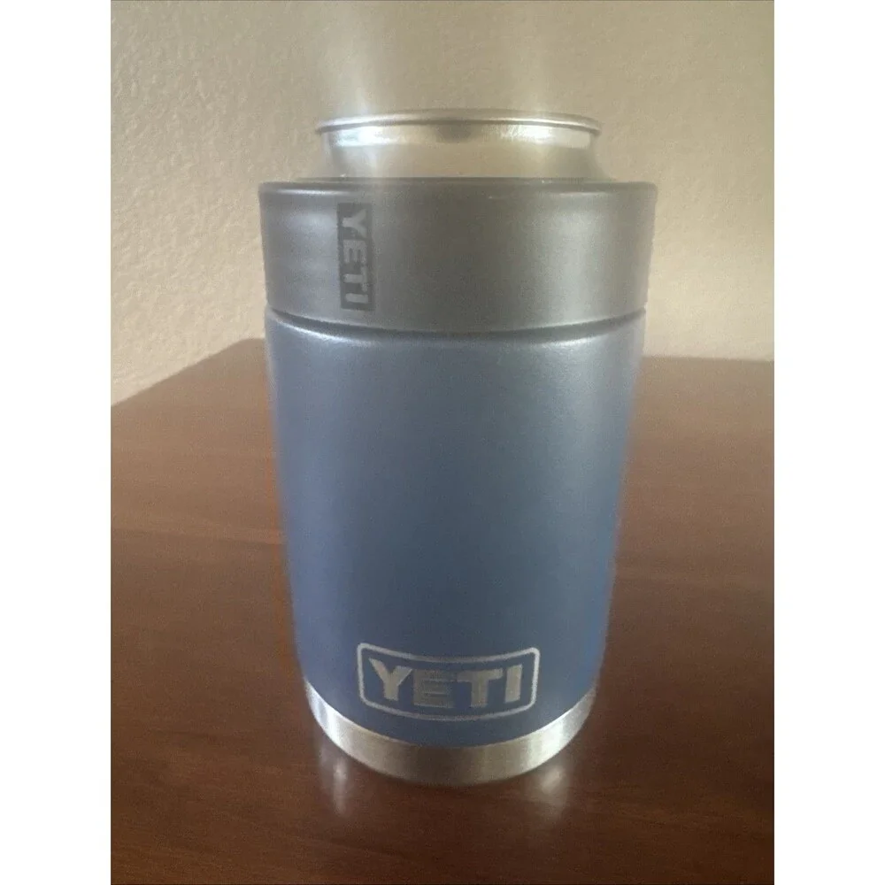 YETI Rambler Colster 2.0 Can Insulator Koozie for 12 OZ Cans Navy Blue